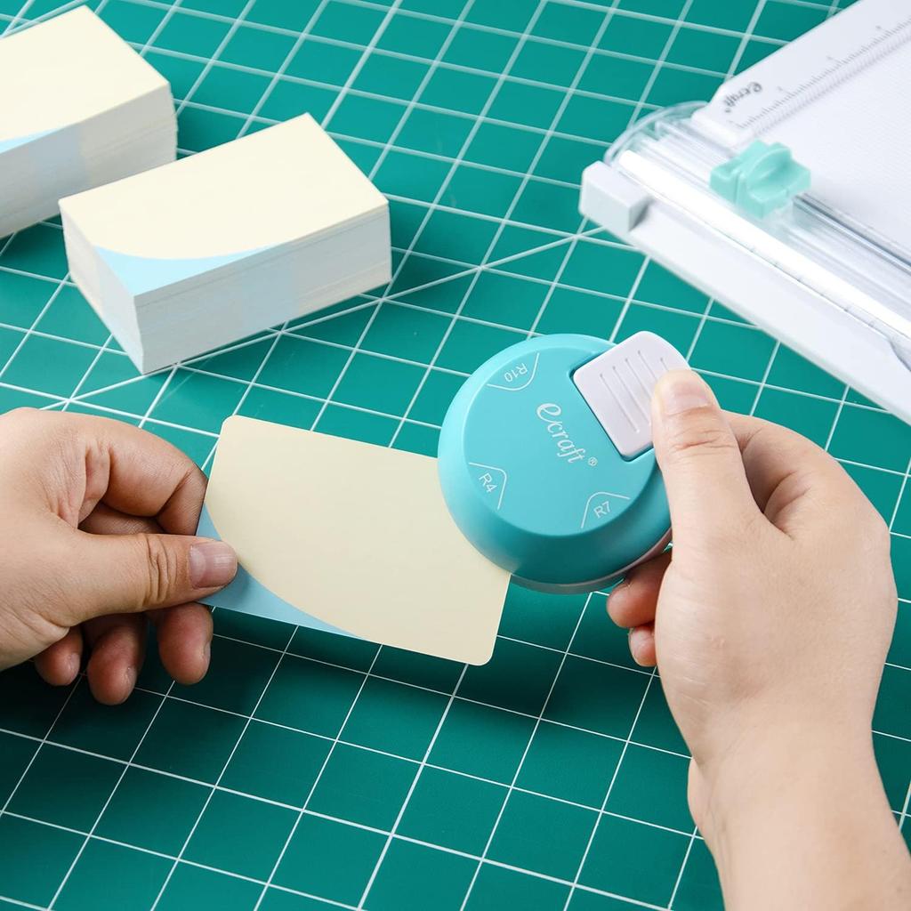 Ecraft Paper Corner Rounder Corner cutter for paper card and Punch 3-in-1 (R4mm, R7mm, R10mm) - crafting, laminating, photography, DIY, making,
