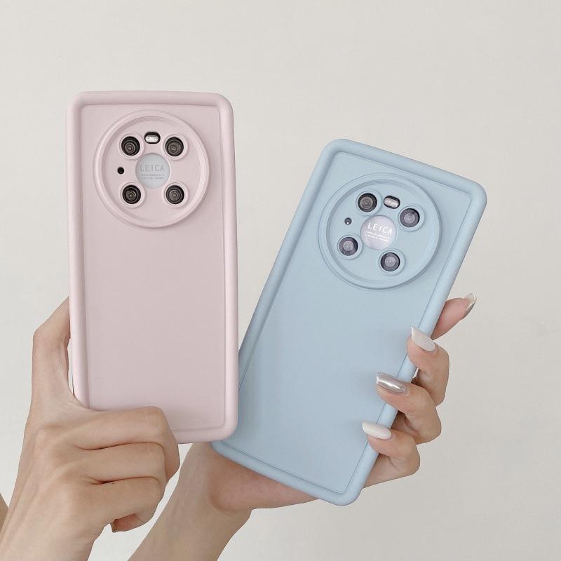 Applicable To vivoX90 Macaron Mobile Phone Case Y78 Solid Color Silicone iQOOZ8 Matte All-inclusive S17 Protective Case 52