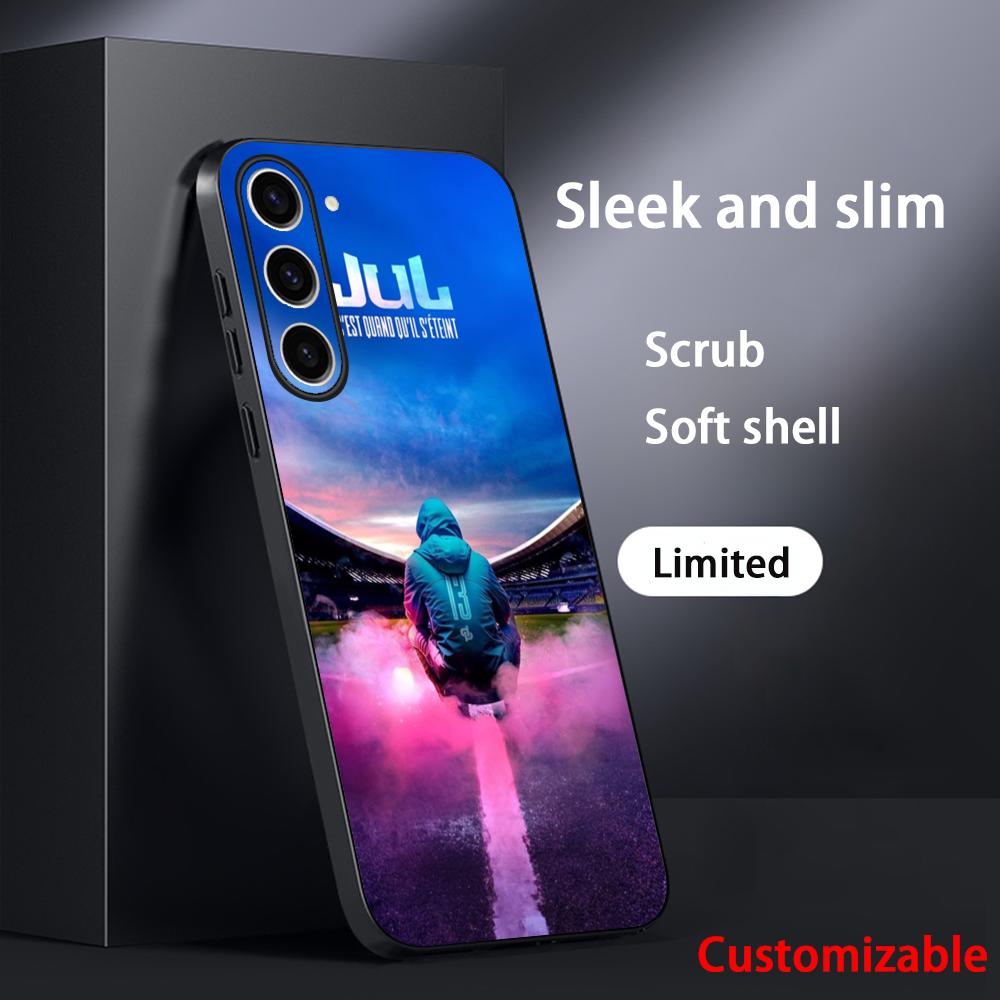 

Cool singer pop JuL logo poster Phone Case For Samsung Galaxy S26 S25 S24 S23 S22 S21 Plus Ultra Note20 Soft Black Galaxy S24 Ultra