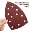 11 Holes Design Triangle Sanding Disc Self Adhesive Backing Abrasive Sanding Discs  Woodworking Use