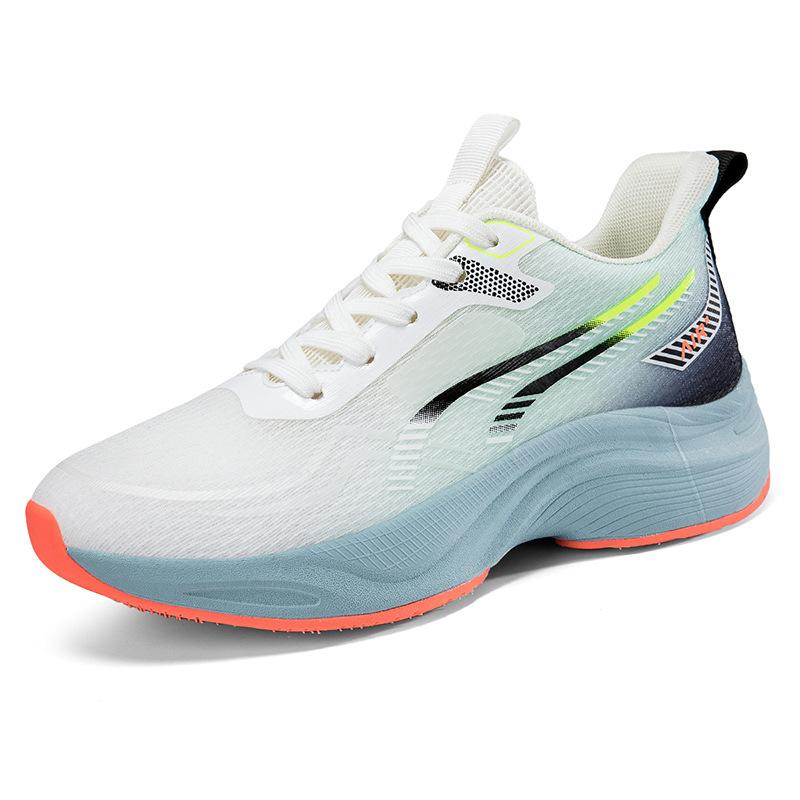 Spring and Autumn new soft-soled lightweight and breathable casual sports shoes thick-soled shock-absorbing, non-slip and wear-resistant running shoes