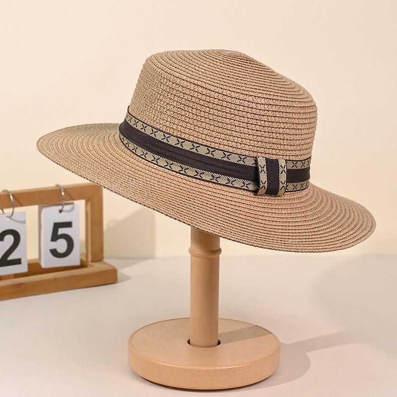 Damen Sommer Strandhut mit breiter Krempe und Sonnenschutz