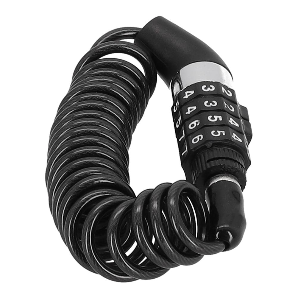 

Замок для шлема 1,5 м, 1 шт., черный Для большинства велосипедных защитных деталей