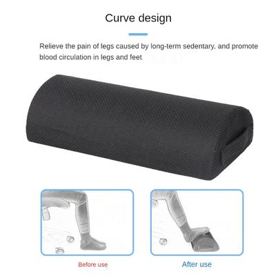 Semicircle High Resilience Feet Pillow Support Foot Rest Home Office Feet Stool Portable Travel Footrest Massage Cushion