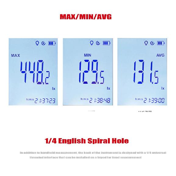 UNI-T UT381A Illuminometer Integrated & Split Digital Light Illuminance Meter 400000 Lx 37160 Fc Luxometer with Bluetooth APP