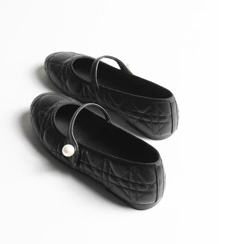 Flat Mary Jane single shoes women's shoes summer black commuter shoes ballet evening shoes