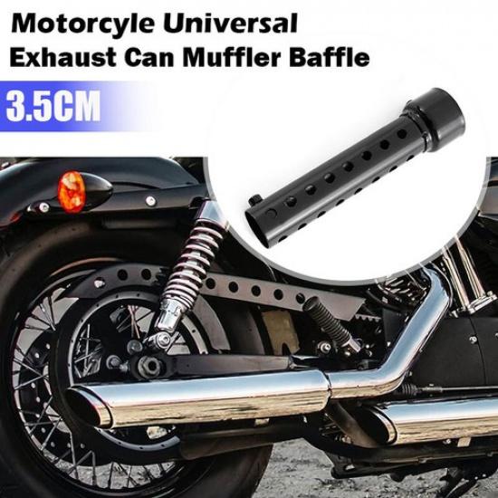 Universal Motorcycle Exhaust Can DB Killer Silencer Muffler Baffle Black 35mm