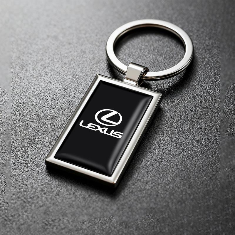 1Pcs Zinc Alloy Car Keyring Pendant Men Auto Emblem Keychain For Lexus LS LC RZ IS350 ES300 GS350 CT200h GX460 LX570 RX500h
