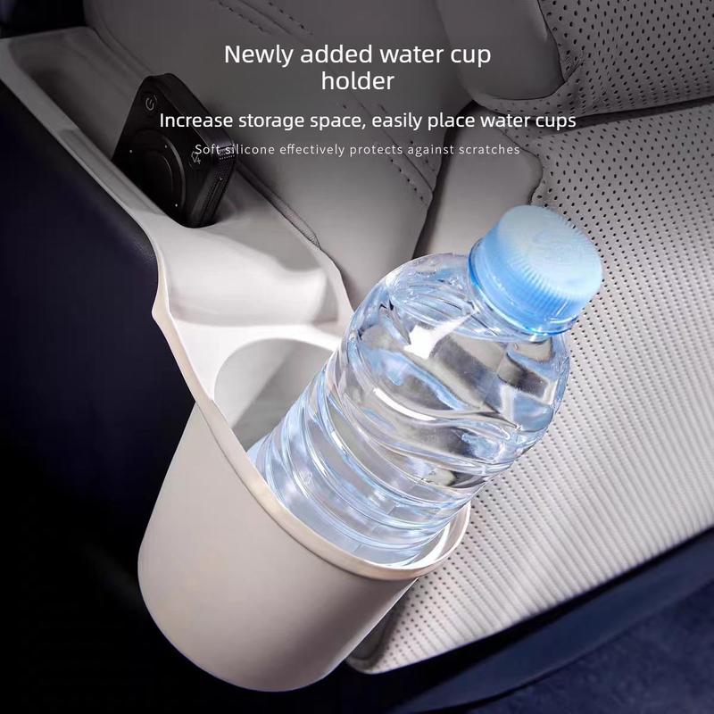 For Zeekr 9X middle row seats side phone slots silicone pads second row storage boxes water cup holders automotive parts