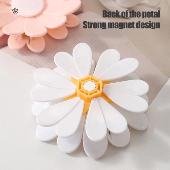 3D Daisy Magnetic Sealing Clip for Food Bags Snack Bag Sealer with Strong Magnetic Storage Creative Refrigerator Decor And Preservation Clip