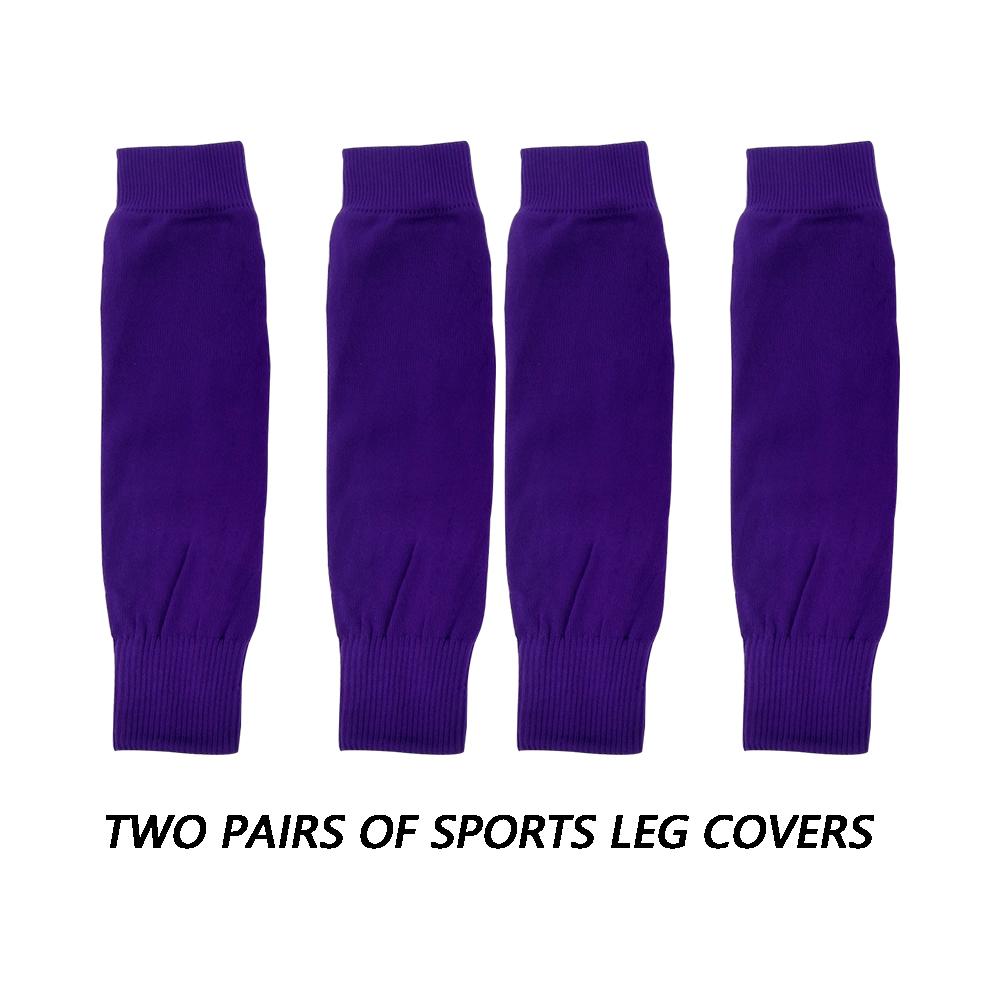 2Pair Breathable Legwarmers Knee Protector Sports Leg Sleeves Soccer Child Adult Outdoor Protective Sleeves Support Guard Pads