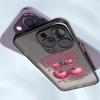 Cartoon Bow Cherry Funda Back Phone Cover Case for iPhone 17 Pro Max 16 Plus 15 7 8 SE XS XR 11 12 Air 13 Mini 14