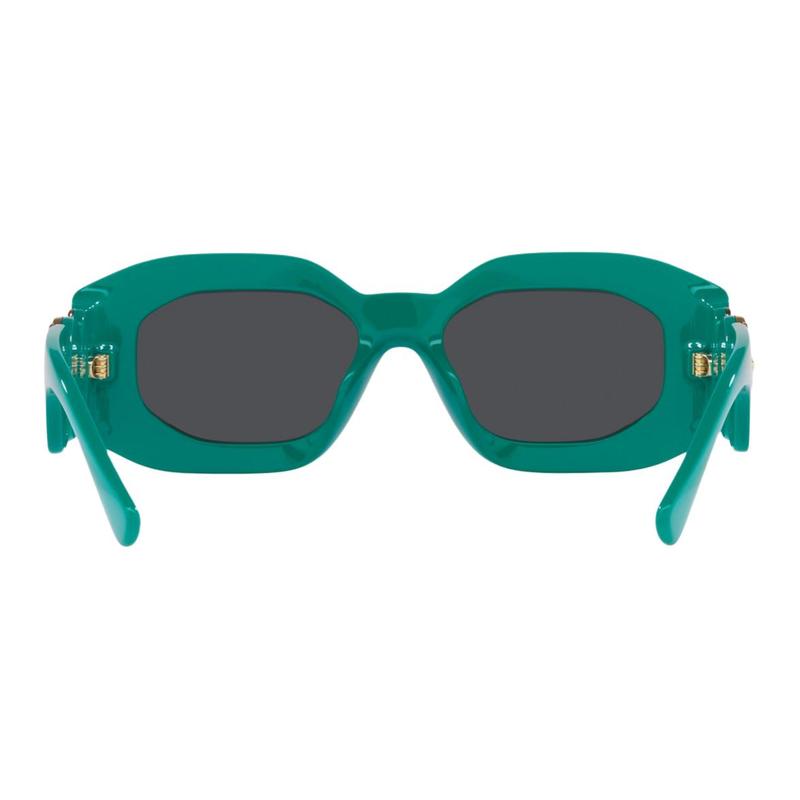 Versace Logo Plastic Irregular Sunglasses Men's Green 17384612 VE4425U 536487 54-Green 54