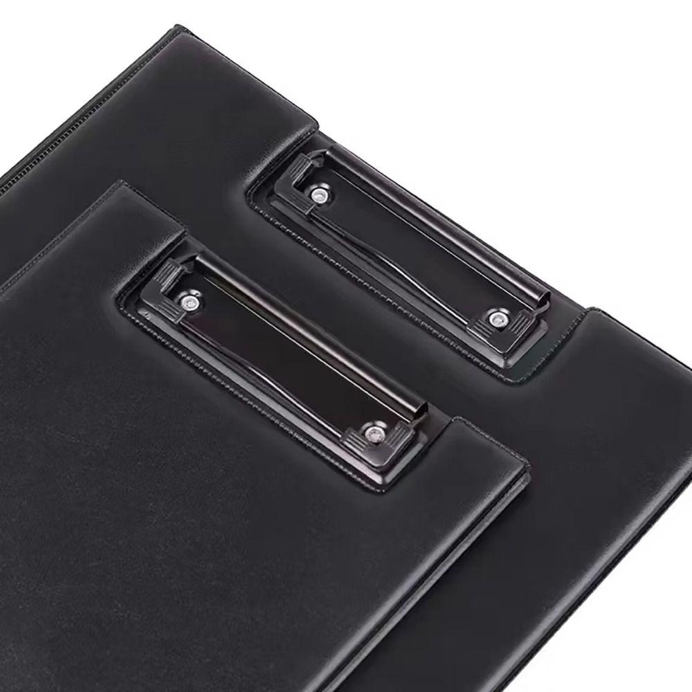 1Pcs Foldable A4 A5 Clipboard Black Writing Pad Durable Conference File Folder  Office Supply