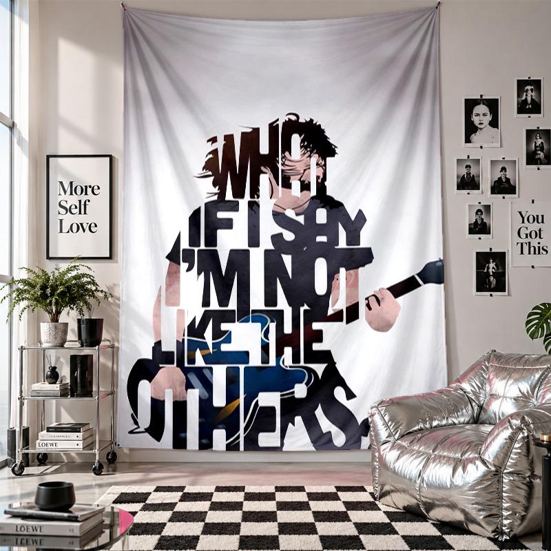 Wall TapestryFoo Fighters Art Hanging Cloth Decorative Background Cover for Room Decoration
