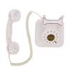 Retro Bluetooth Festnetztelefon mit Hörer Freisprecheinrichtung Weiß USB Wiederaufladbar Kabelloses Bluetooth Schreibtischtelefon für Zuhause