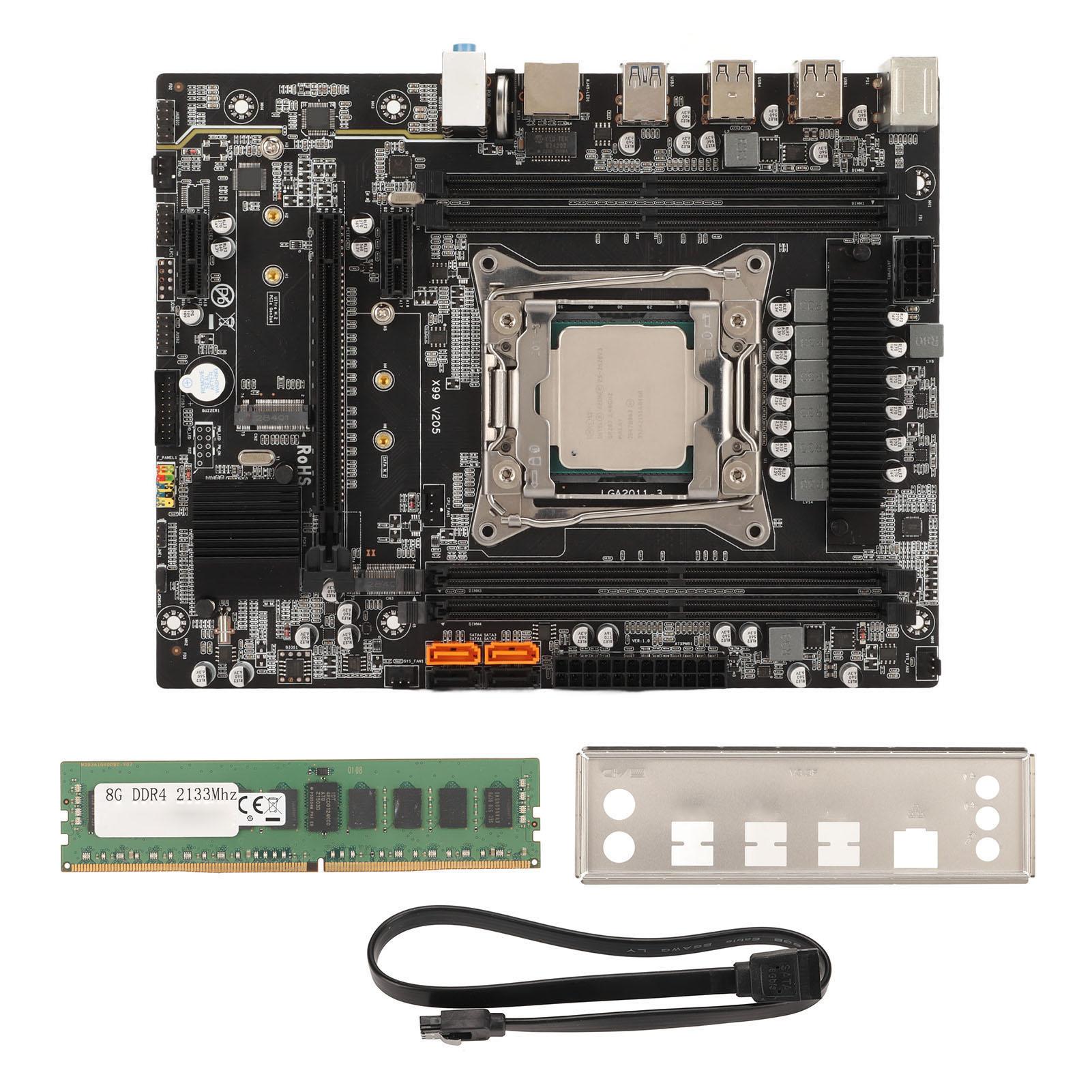 

PC Motherboard E5 2620 CPU 8G DDR4 Memory Bank Stable Fast Operation Computer Motherboard