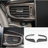 For Ford Explorer 2020-2022 Matte Wood Grain Central Console Air Outlet Trim 2pc