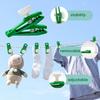 1/2/3Pcs Large Beach Towel Clips Non-Slip Design Strong Spring Mechanism Windproof Multipurpose Clips Clothes Pins