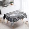 Marble Pattern Tablecloth Stain Resistant Waterproof Dining Table Home Decor Rectangular Kitchen Fireplace Countertop