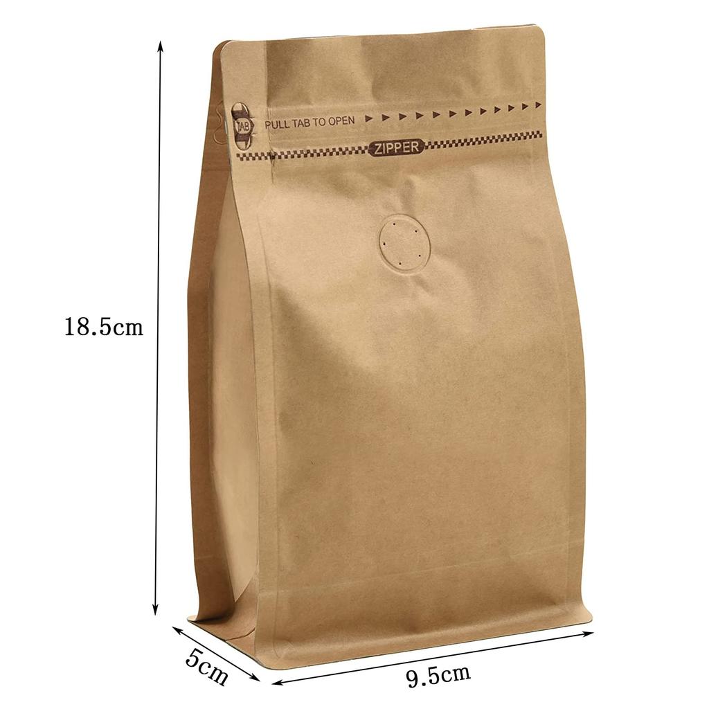 Free Standing Bag, Coffee Storage Bag, Compatible with Heat Seal Machine, Aluminum Foil, Resealable, Stand Bag, Paper Bag, Zipper, Moisture Proof,