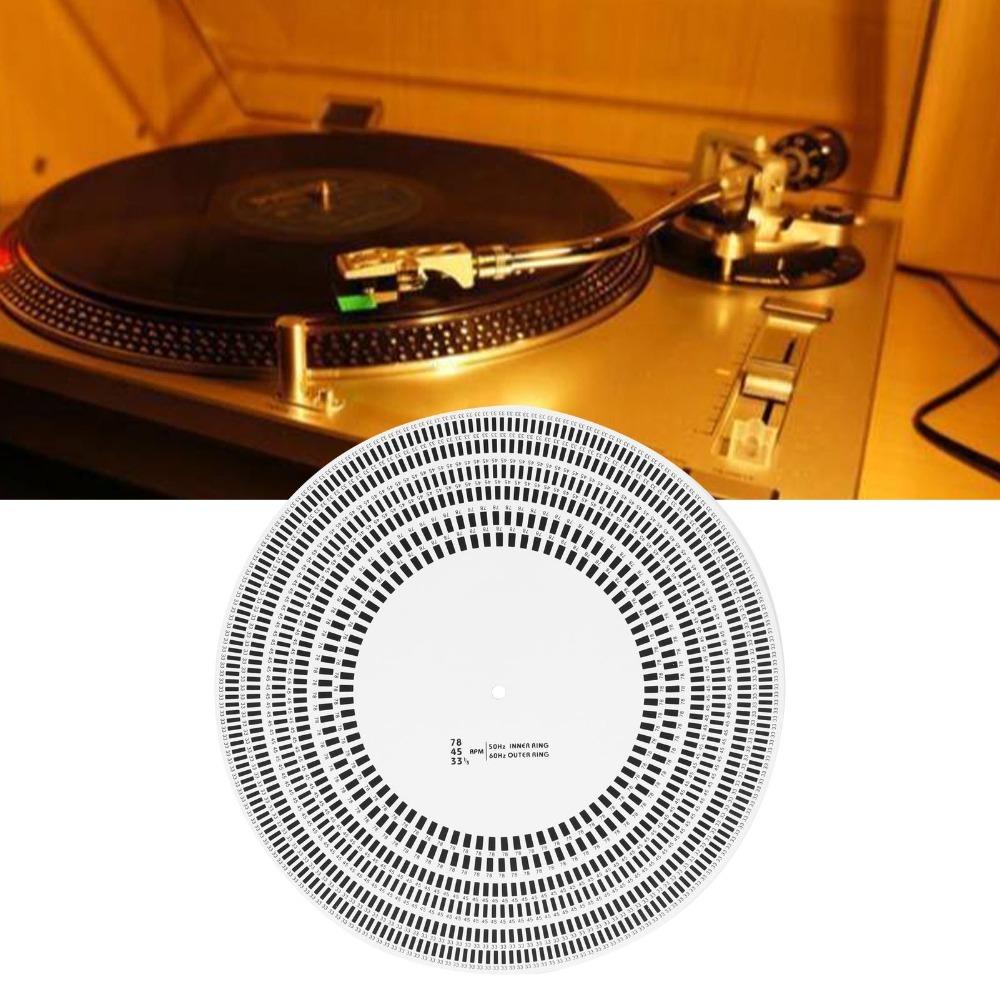 Double-sided Function Calibration Disc Strobe Disc Mat for Turntable Maintenance