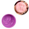 1PC Face Style Silicone Soap Mold Moon Design for Handmade Ornament Plaster Candles Jewelry Handicraft Mould Diy Candle Mold