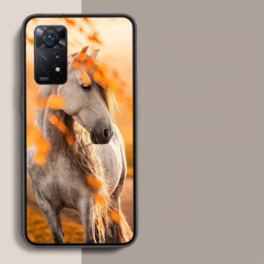 Running Horse Animal Phone Case For Xiaomi Redmi Note 12 Pro Plus 5G 12S 11 11E 11T Pro 10 9 8 7 11S 10S 4G 9T 8T 9S Capa Coque