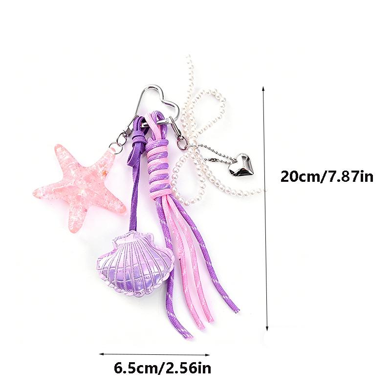 Beach Shell Mini Backpack Hanging Handbag Pendant Bag Pendant Bags Accessories