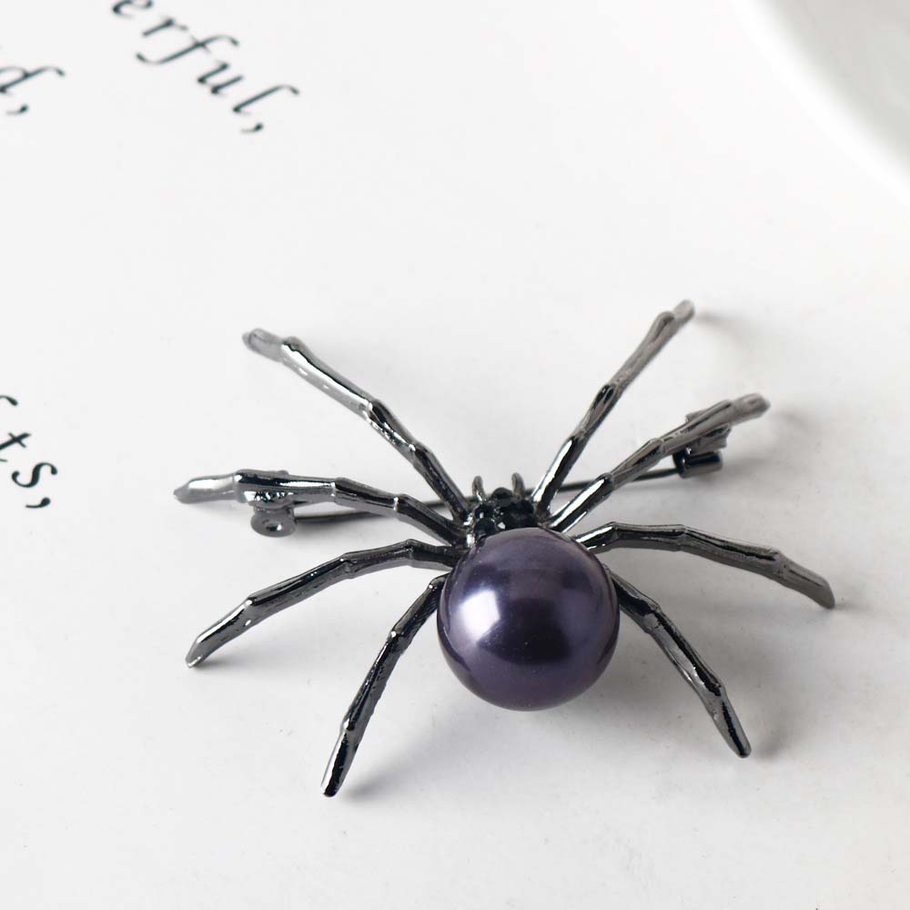 Bag Ornament Halloween Spider Brooch Clothes Backpack Poisonous Spider Brooches  Jeans