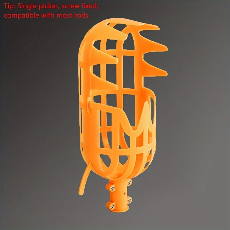 Fruit Picker Mesh Basket - Durable Plastic Fruit Catcher - Tool-Saving Gardening Tool for Safe & Efficient Harvesting