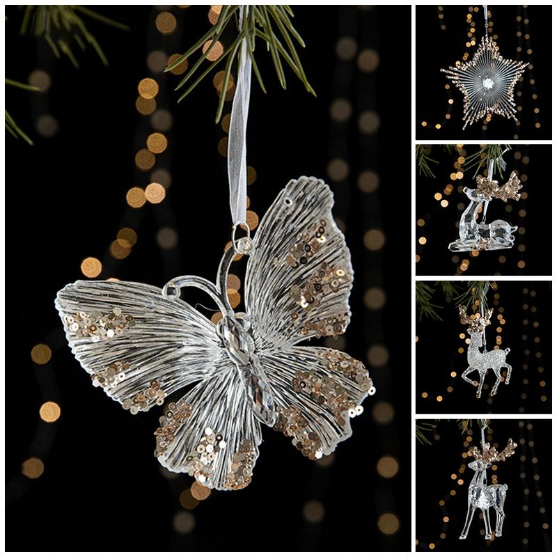 Christmas 2025 News Wall Decor Hanging Pendant Christmas Tree Accessorie Party Background Wall Room Decor Navidad 2025 Novedades