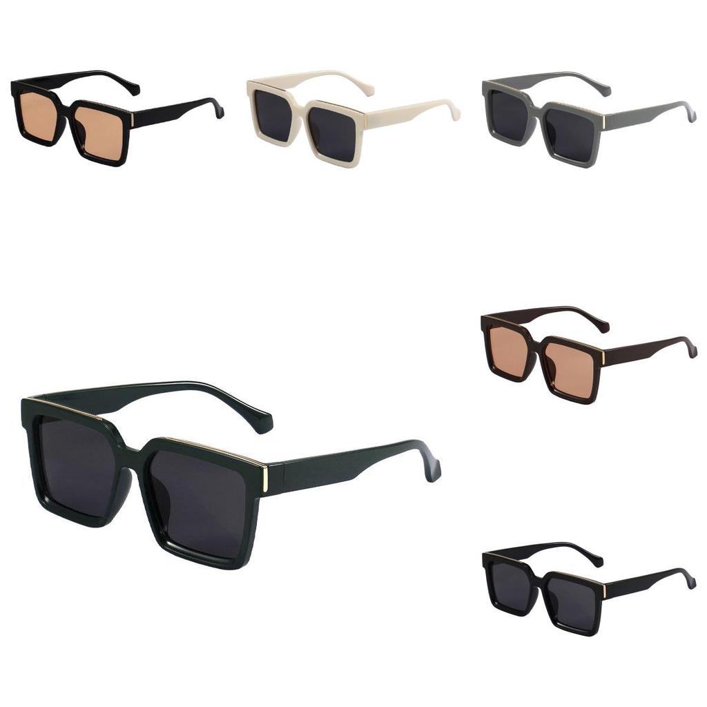 Square Stylish Small Beach Sunglasses Fashionable Unisex Uv400 Wholesale