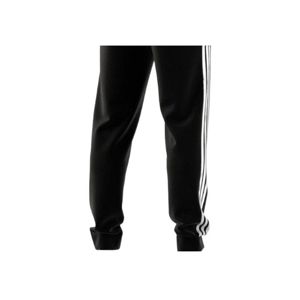 Adidas Logo Retro Sportliche Hose mit Streifenbündchen Herren Unterteile Schwarz EJ9317