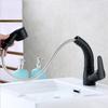 Bathroom Pull Out Faucet Lift Up And Down Basin Faucet Rotatable Mixer Tap Stretchable Lavatory Sink Mixer Faucet