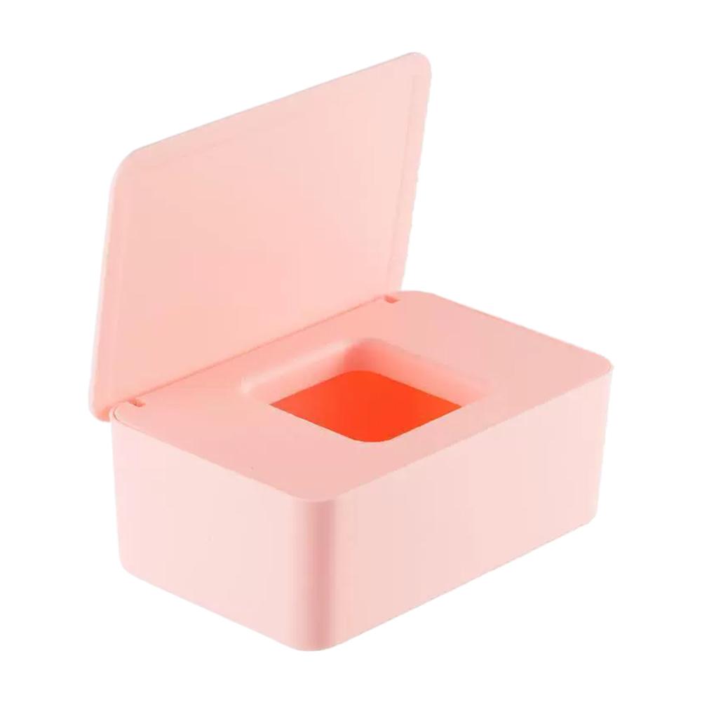 NEW Wet Tissue Box Dustproof Wipes Dispenser Portable Tissue Box Storage Box With Lid For Car Home Office Desktop Organizer