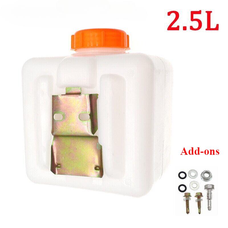 2.5L Fuel Tank Oil Gasoline Petrol Plastic Storage Canister Water Tank For Car Truck Boat Parking Heater Accessories