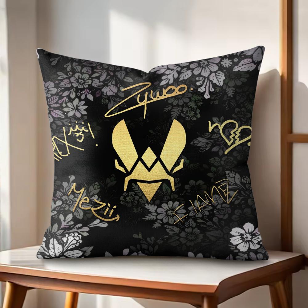 

Team VVitality Cushion Cover Natural Linen Organic Fabric DoubleSided Printing Couch Pillow Covers Home Decor 30x30cm