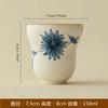Hand Painted Gourd Shape Ceramic Cup Japanese Underglaze High Aesthetic Tea Water Cup Personal Master Cup Home Use Gift