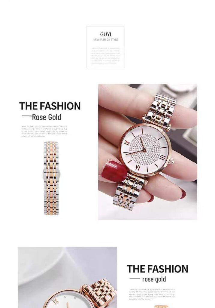 Steel Seven-Bead Strap for Men and Women's Armani Starry Sky Watches