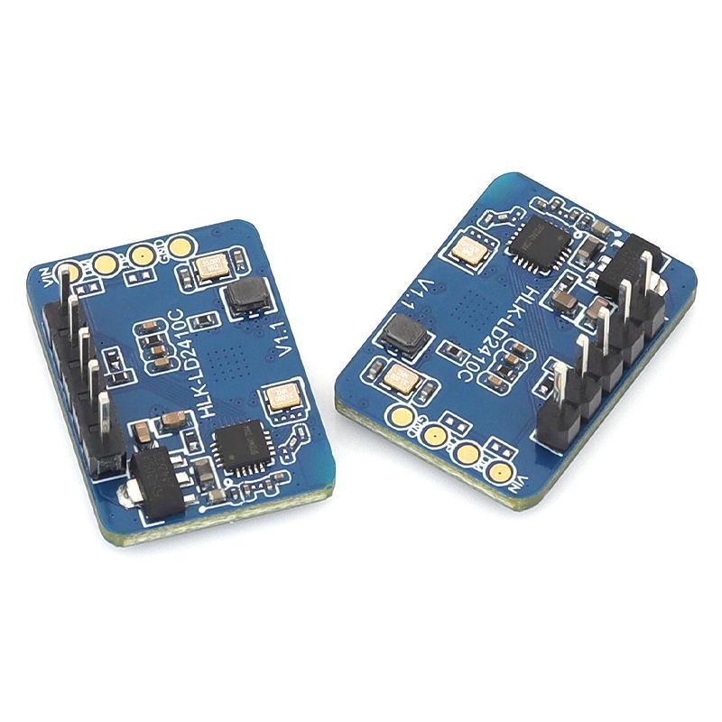 LD2410C 24GHz FMCW Radar Induction Module Human Presence Sensor High Accuracy Body Heartbeat Detection for Security Applications
