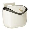 Hanging Small Trash Can Wall Mounted Punch   Kitchen Compost Bin with Lid for Counter Top Under Sink Bathroom Living Room