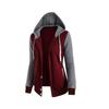 Herbst Sport Damen Colorblock Hoodies Mantel Langarm Kapuzenjacke Oberbekleidung