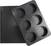 Non-stick Cake Mold Pan 6 Cup Baking Tray Non Stick Muffin Mould Cupcake Baking for Cakes Biscuit DIY Cake Kitchen Accessories
