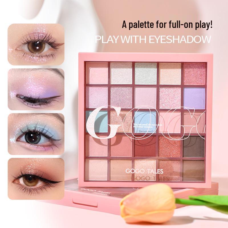 

GoGo Tales 2025 Earth Tone 25-Color Eyeshadow Palette - New Shimmer & Matte Shades