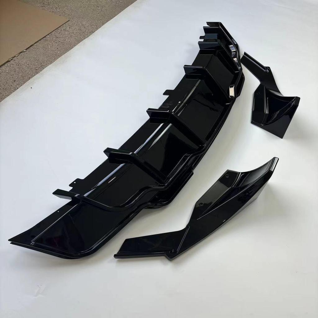 Matte Black Rear Diffuser Kit for Tesla Model 3 (Older Models)