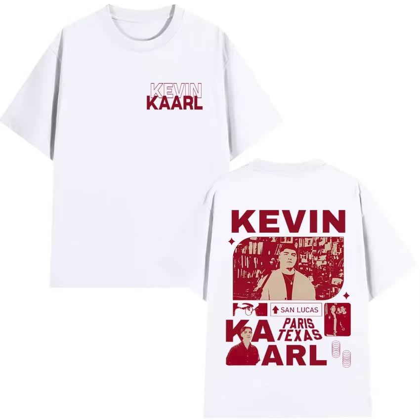 Kevin Karl 2026 Spring summer new Fashion Graphic Casual Tshirt for Men and Women Print Pure Cotton Casual Shortsleeved top
