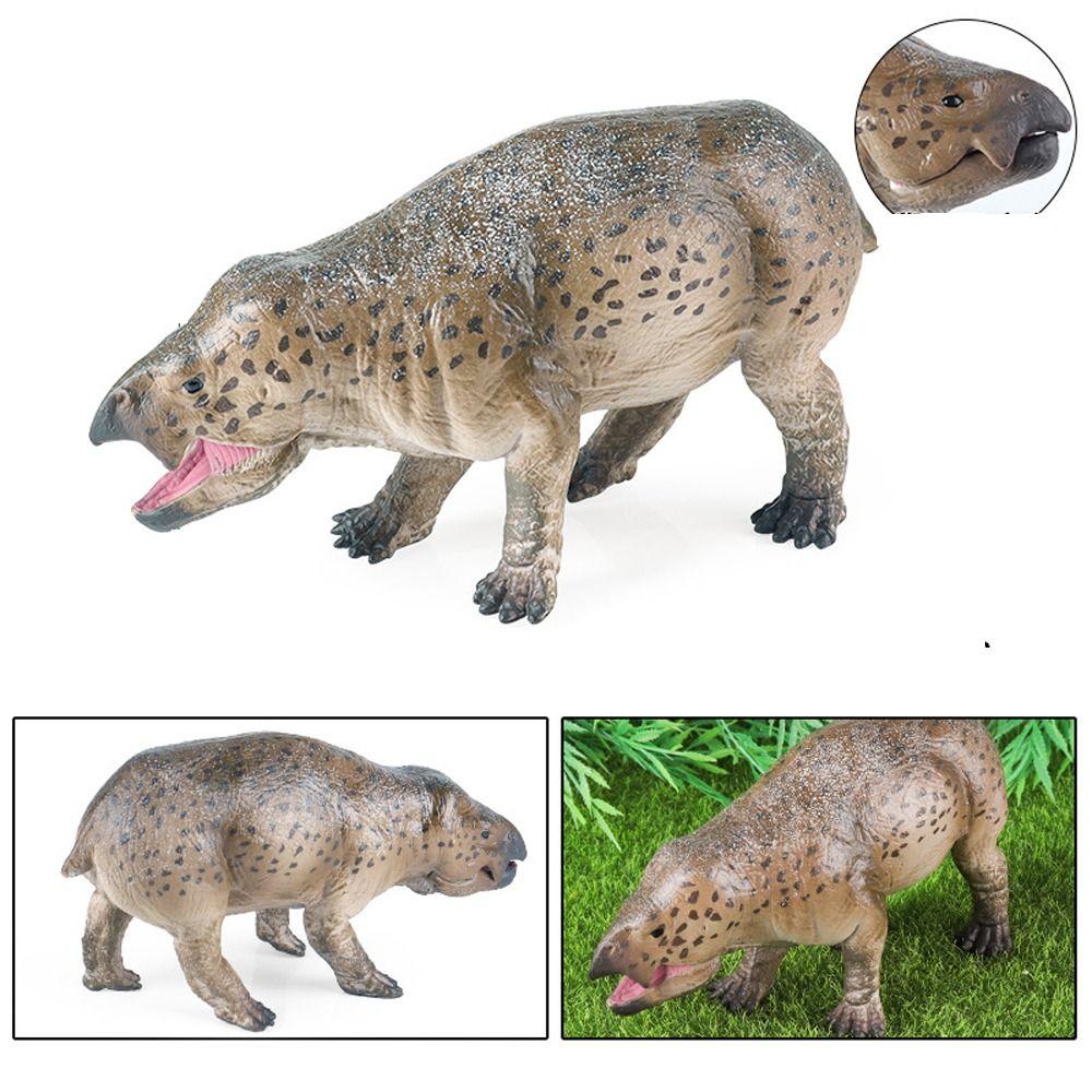 Realistic Brown Bear Figure Toy Wild Desktop Animal Ornament  for Home Decor Office Display