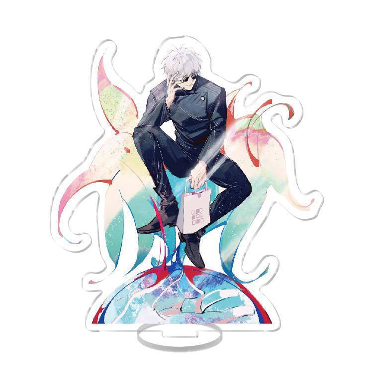 Anime Jujutsu Kaisen 15cm Gojo Satoru Getou Suguru Ryomen Sukuna Acrylic Cartoon Figure Model Desk Decor Toy Gift