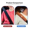 For Mitsubishi 1/2PCS Car Seat Belt Shoulder Cover Suede Shoulder Protector Pad Accessories Outlander Lancer Cross Colt Xpander